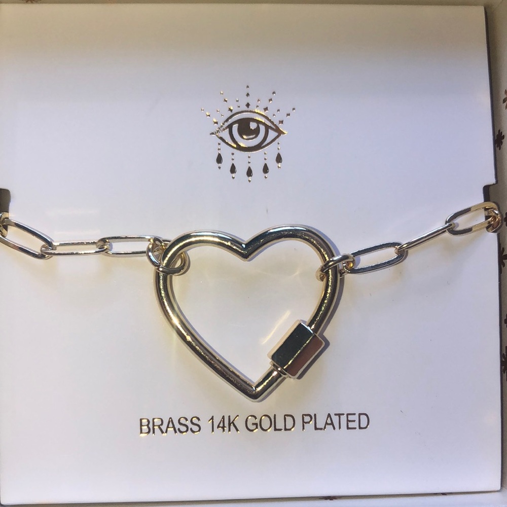 Brass 14k gold plated bracelet